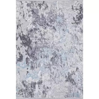 Ковёр прямоугольный Alpin Lotus, размер 80x150 см, цвет grey/blue