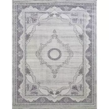 Ковёр прямоугольный Amatis Lux 36564A, размер 200x400 см, цвет grey / lila