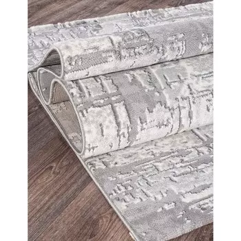Ковёр прямоугольный Armina 03724G, размер 80x150 см, цвет grey / grey