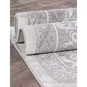 Ковёр прямоугольный Armina 03760A, размер 160x300 см, цвет grey / grey