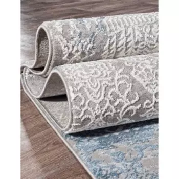 Ковёр прямоугольный Armina 03851A, размер 80x150 см, цвет blue / blue