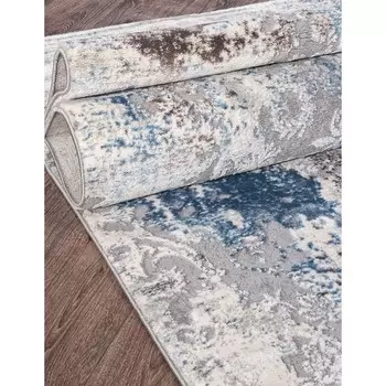 Ковёр прямоугольный Armina 03853A, размер 80x150 см, цвет blue / blue