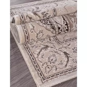 Ковёр прямоугольный Armina 04033b, размер 200x290 см, цвет dark brown