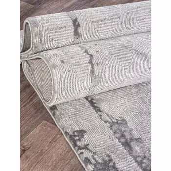 Ковёр прямоугольный Armina 04038G, размер 80x150 см, цвет grey / grey