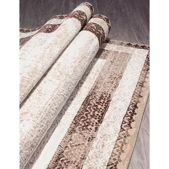 Ковёр прямоугольный Armina 04041b, размер 160x230 см, цвет dark brown