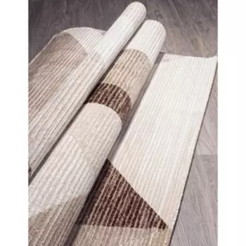 Ковёр прямоугольный Armina 04046b, размер 240x340 см, цвет dark brown