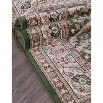 Ковёр прямоугольный Colizey d868, размер 150x300 см, цвет green