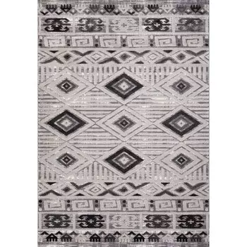 Ковёр прямоугольный Efor Eclipse, размер 300x400 см, цвет white/d.gray