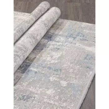 Ковёр прямоугольный Elexsus olimpos c118ab, размер 200x400 см, цвет grey/earth