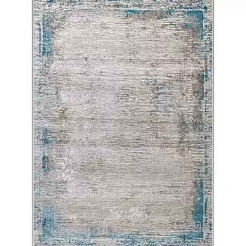 Ковёр прямоугольный Eliza 38548A, размер 250x350 см, цвет blue fls/cream fls
