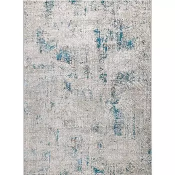 Ковёр прямоугольный Eliza 38549A, размер 200x290 см, цвет blue fls/cream fls