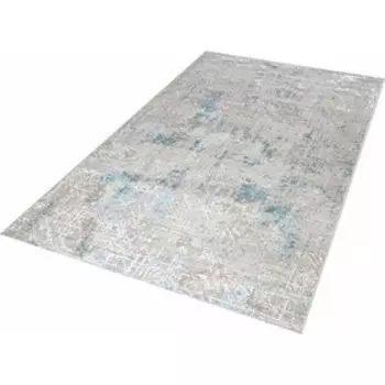 Ковёр прямоугольный Eliza 38549A, размер 83x150 см, цвет blue fls/cream fls