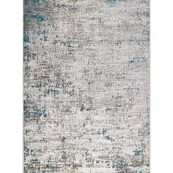 Ковёр прямоугольный Eliza 38554A, размер 83x150 см, цвет blue fls/cream fls