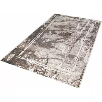 Ковёр прямоугольный Eliza 38557A, размер 250x350 см, цвет brown fls/beige fl