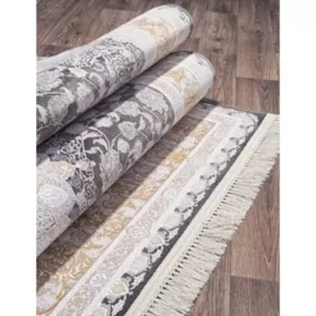 Ковёр прямоугольный Farsi 1200 g142, размер 200x300 см, цвет dark gray