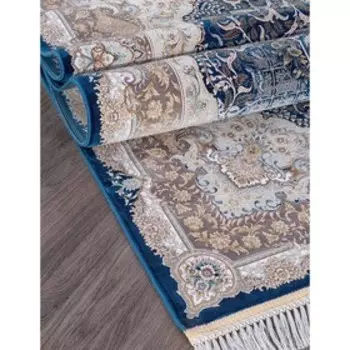 Ковёр прямоугольный Farsi 1500 227, размер 200x300 см, цвет dark blue