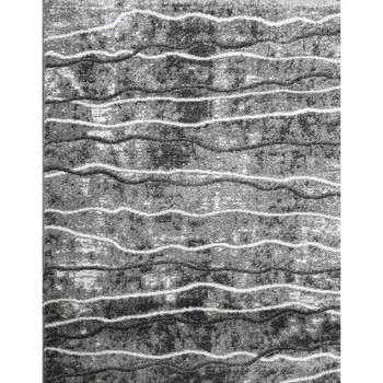 Ковёр прямоугольный FIRIZE, размер 80x150 см, дизайн silver/silver