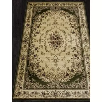 Ковёр прямоугольный Fortune l006, размер 80x150 см, цвет green