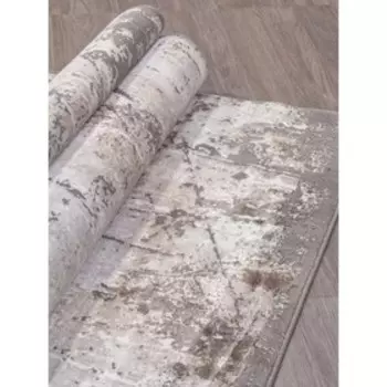 Ковёр прямоугольный Graff 3433, размер 120x180 см, цвет gray-beige