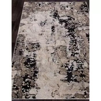 Ковёр прямоугольный Ibiza 4086, размер 240x340 см, цвет beige-black