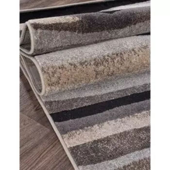 Ковёр прямоугольный Ibiza 4091, размер 80x150 см, цвет beige-black