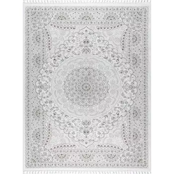 Ковёр прямоугольный Kirmanshah 38860A, размер 200x400 см, цвет white/white