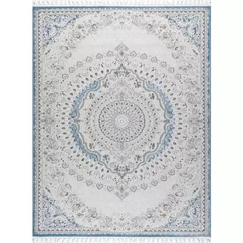 Ковёр прямоугольный Kirmanshah 38861A, размер 80x150 см, цвет blue/blue