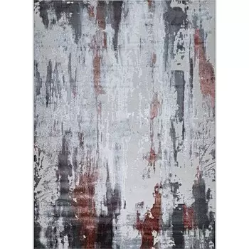 Ковёр прямоугольный Kleopatra 37107A, размер 80x150 см, цвет rose fls/l.grey