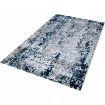 Ковёр прямоугольный Kleopatra 38463A, размер 150x230 см, цвет blue fls/l.grey
