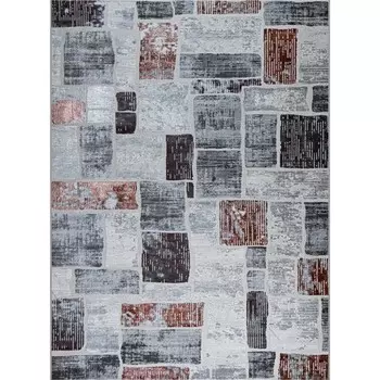 Ковёр прямоугольный Kleopatra 38471A, размер 250x350 см, цвет rose fls/l.grey