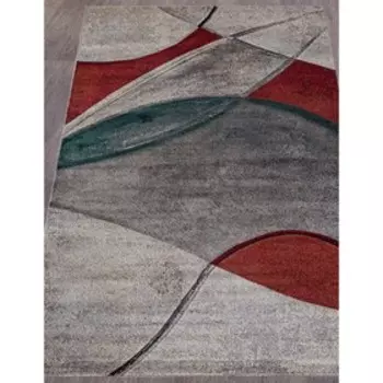Ковёр прямоугольный London d827, размер 120x180 см, цвет gray-red