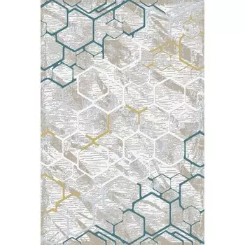 Ковёр прямоугольный Luxor 037, размер 250х350 см, цвет cokme_krem/blue