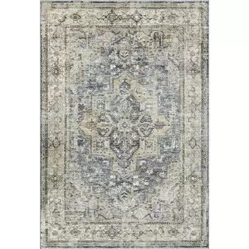 Ковёр прямоугольный Lysandra Hali Shanti, размер 150x80 см, цвет blue