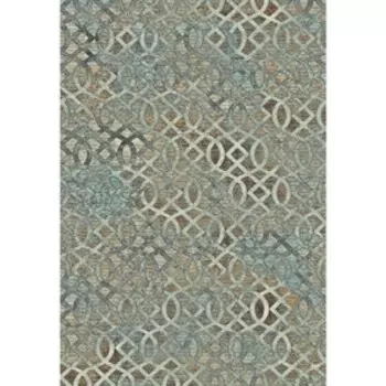 Ковёр прямоугольный Matrix D563, размер 80 х 150 см, цвет beige-blue