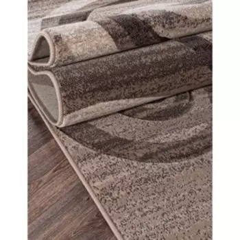 Ковёр прямоугольный Mega carving d263, размер 100x200 см, цвет light beige