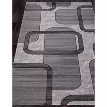 Ковёр прямоугольный Mega carving d465, размер 100x200 см, цвет light gray