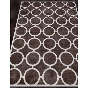 Ковёр прямоугольный Merinos Sierra, размер 150x400 см, цвет brown-cream 2