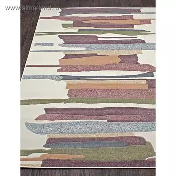 Ковёр прямоугольный Merinos Sofit, размер 120x180 см, цвет light cream