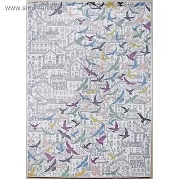 Ковёр прямоугольный Merinos Sofit, размер 80x150 см, цвет light cream