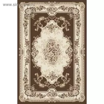 Ковёр прямоугольный Merinos Valencia Deluxe, размер 150x300 см, цвет brown mр