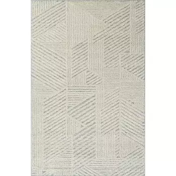 Ковёр прямоугольный Milat Tunis, размер 114x180 см, цвет white/l.gray