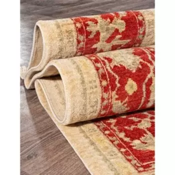 Ковёр прямоугольный Nain 103-01-bk, размер 85x143 см, цвет cream-rust