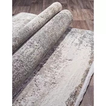 Ковёр прямоугольный Olimpos m205d, размер 240x340 см, цвет c.d.gray/d.beige