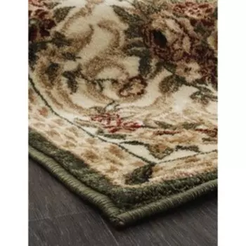 Ковёр прямоугольный Olympos d057, размер 100x200 см, цвет green