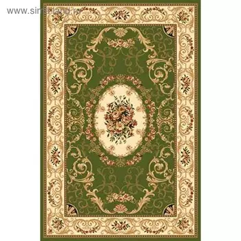 Ковёр прямоугольный Olympos d066, размер 100 х 200 см, цвет green