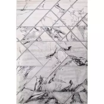 Ковёр прямоугольный Karmen Hali Omega, размер 200x400 см, цвет silver/silver