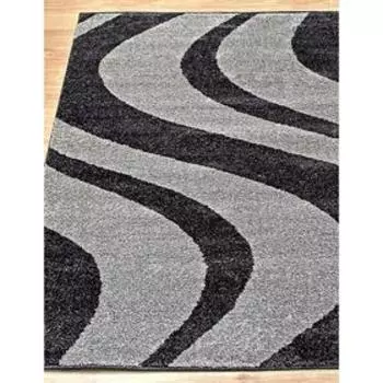 Ковёр прямоугольный Platinum t617, размер 150x300 см, цвет gray-black