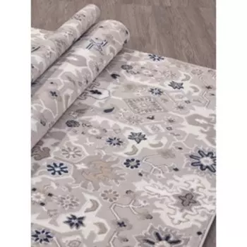 Ковёр прямоугольный Richi 8670, размер 60x110 см, цвет gray