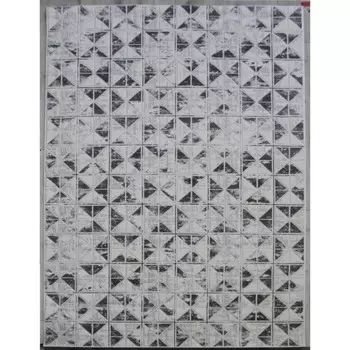 Ковёр прямоугольный Rimma Lux 39439A, размер 80x150 см, цвет cream/grey