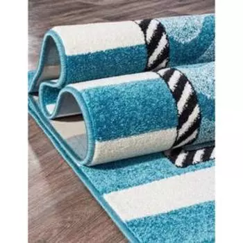 Ковёр прямоугольный Rio c052, размер 160x230 см, цвет blue